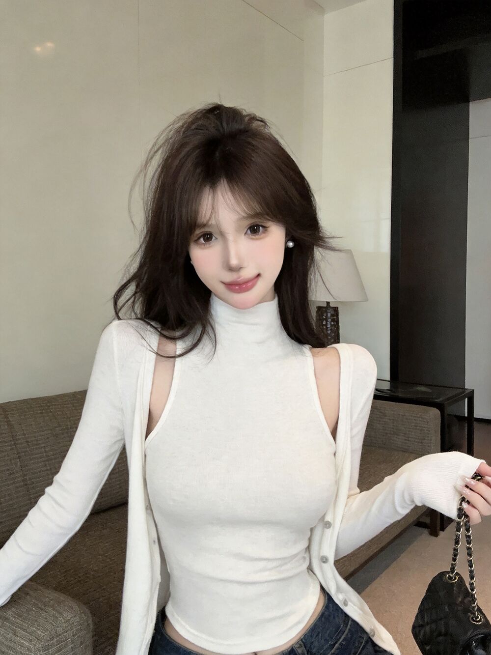 簡約慵懶感氣質休閒百搭無袖背心