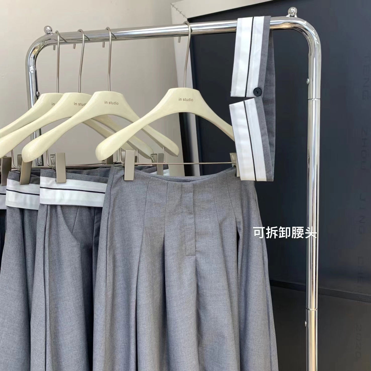 法式半身裙御姐輕熟風設計感翻邊高腰顯瘦大擺裙拖地長裙
