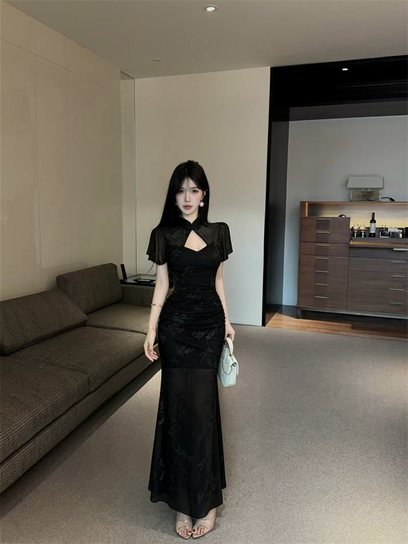 性感純欲風魚尾長裙