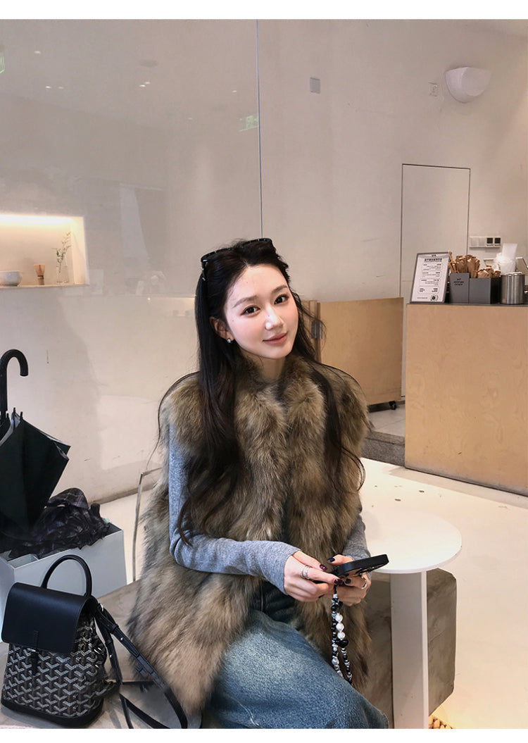 質感毛毛背心