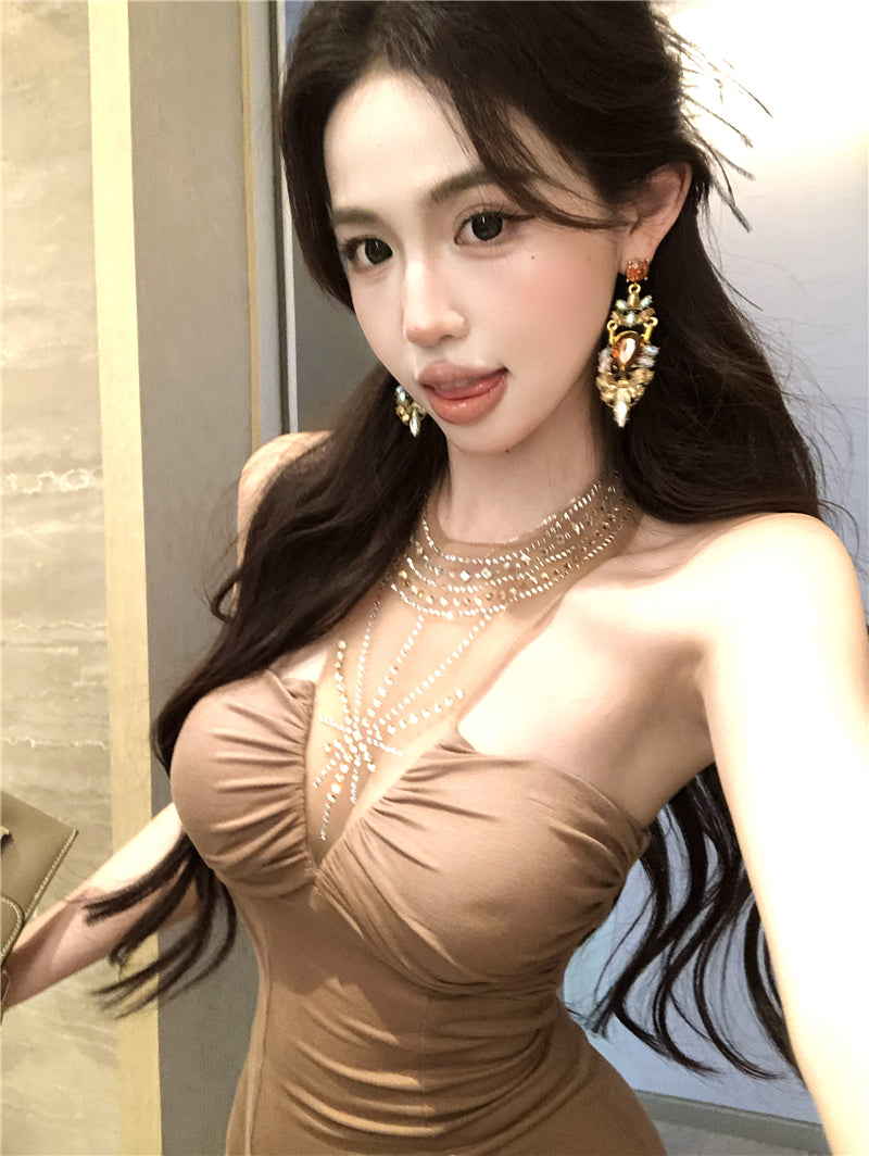 約會必備名媛高級設計感包臀裙