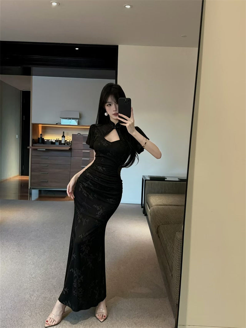 性感純欲風魚尾長裙