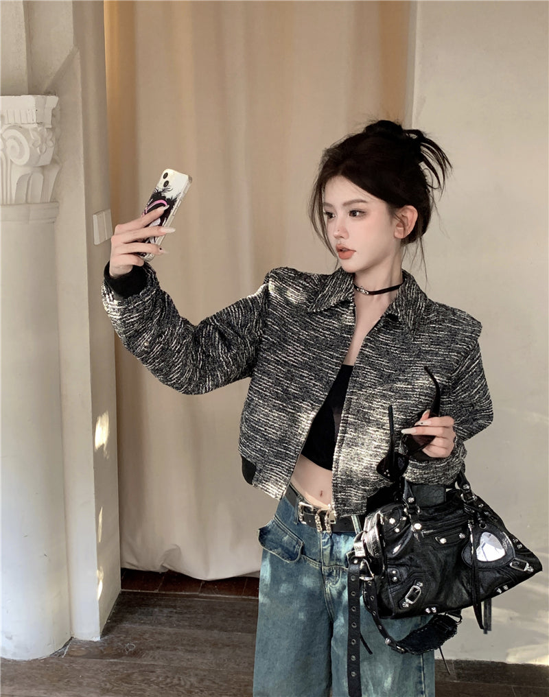 高級感百搭休閒小香風外套