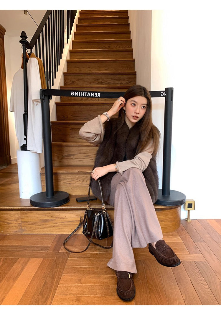 溫柔系毛毛背心