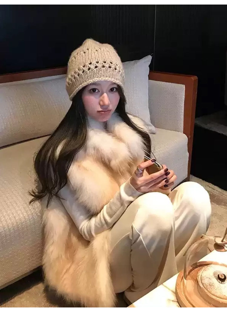 質感毛毛背心