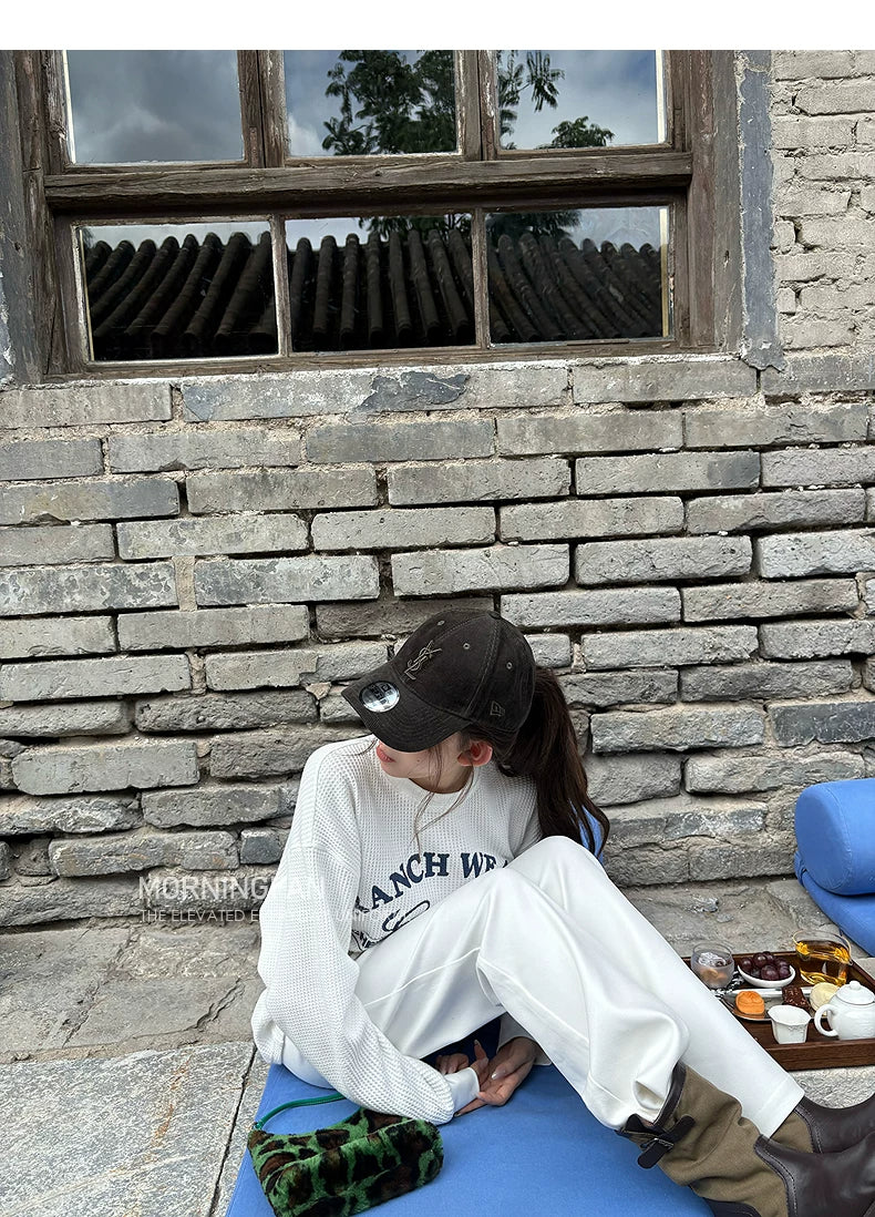 約會休閒慵懶風針織上衣