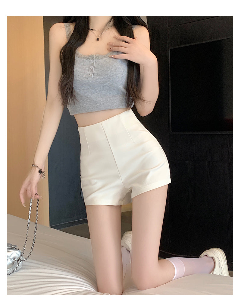 性感高腰設計西裝短褲