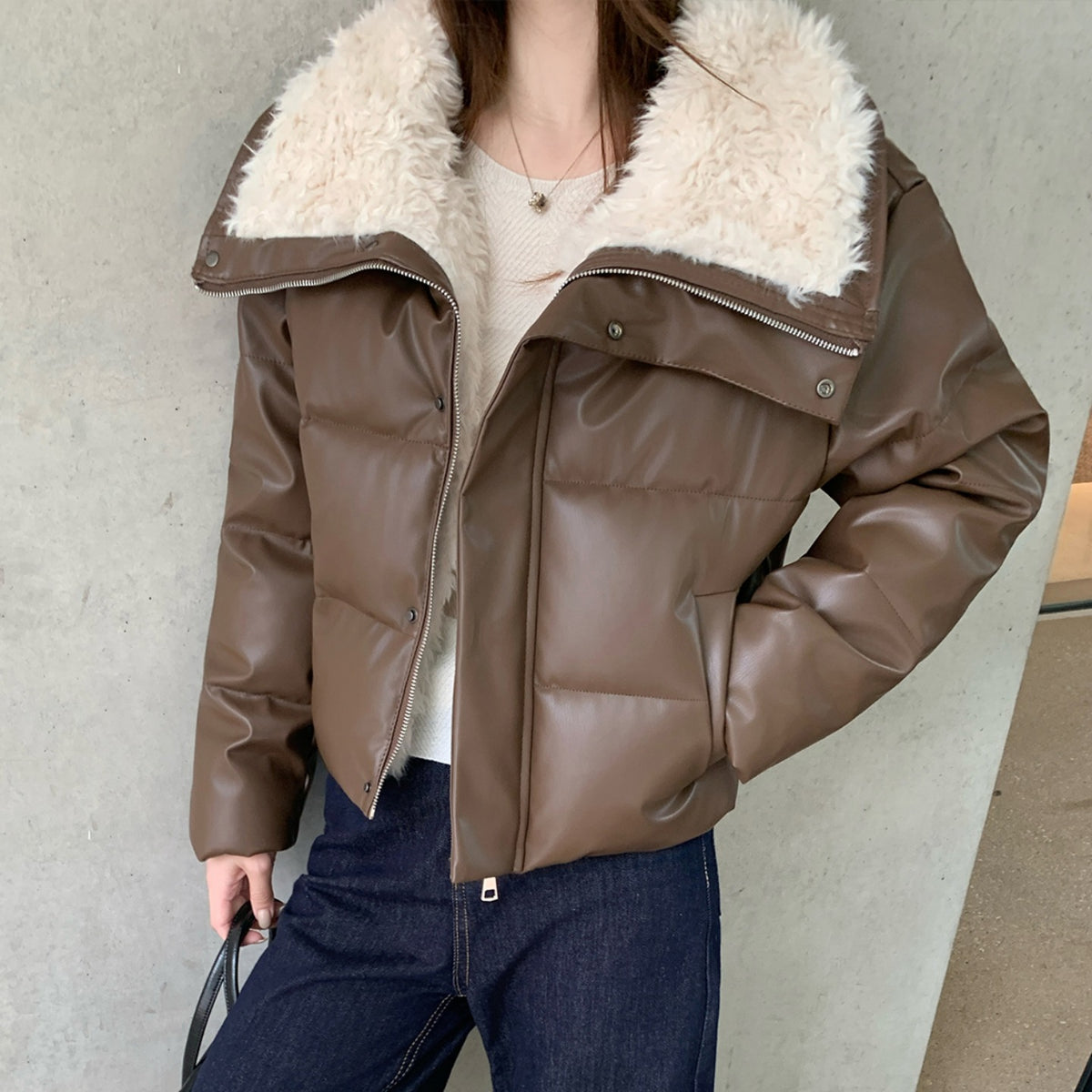 韓系翻領高級感外套