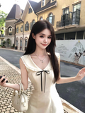 千金風娃娃領蝴蝶結連衣裙