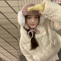 冬季慵懶風質感波點羽絨服