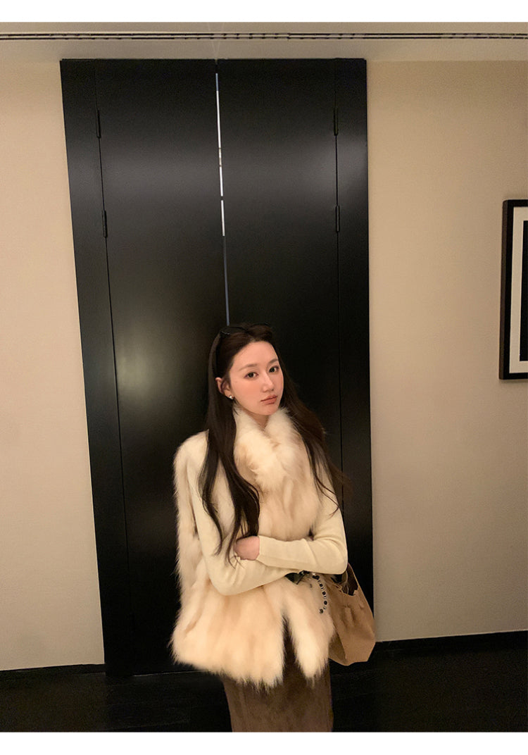 質感毛毛背心