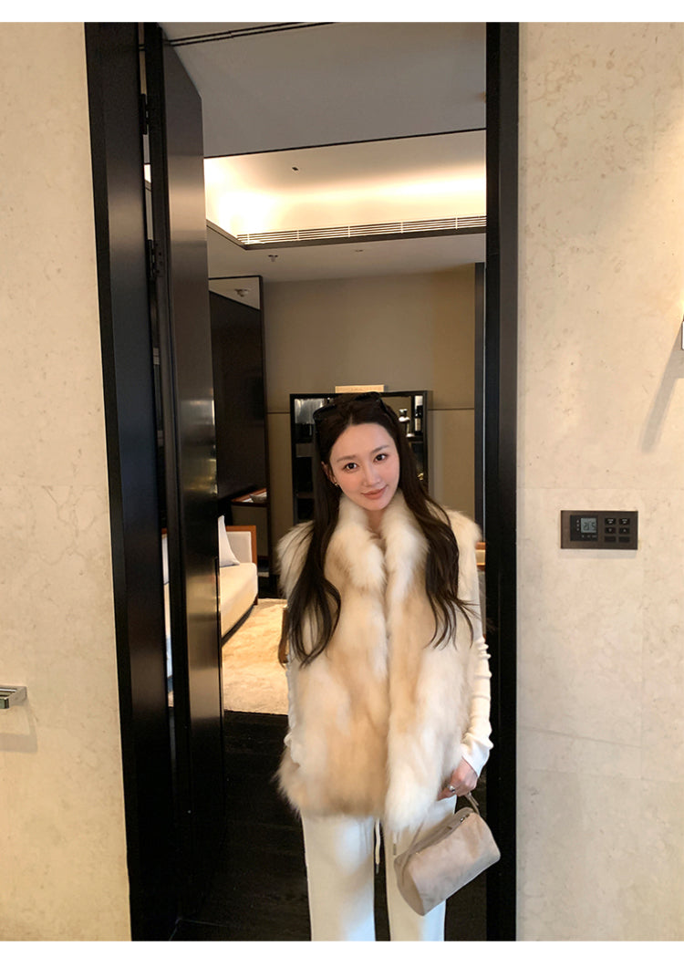質感毛毛背心