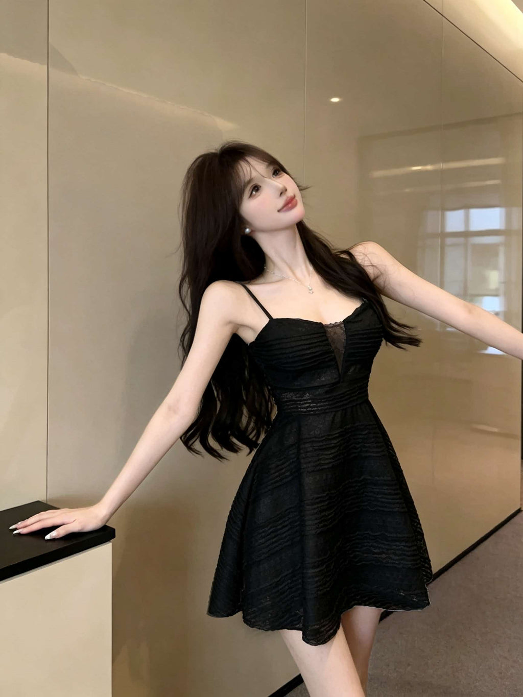 純欲性感辣妹設計感小個子裙