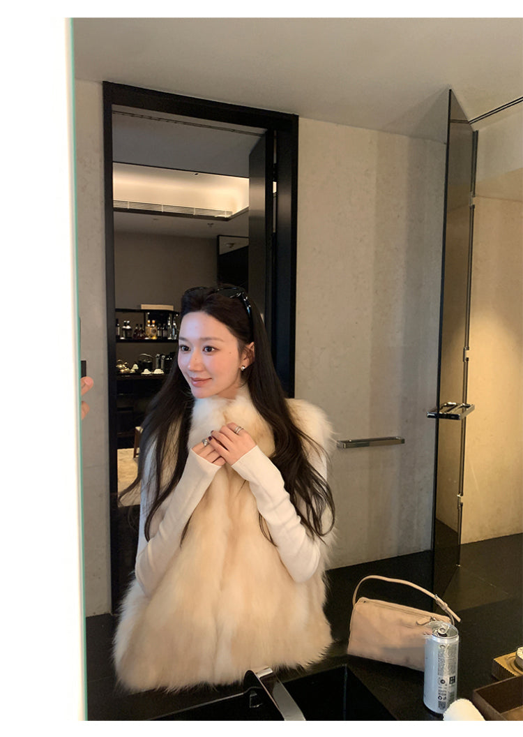 質感毛毛背心