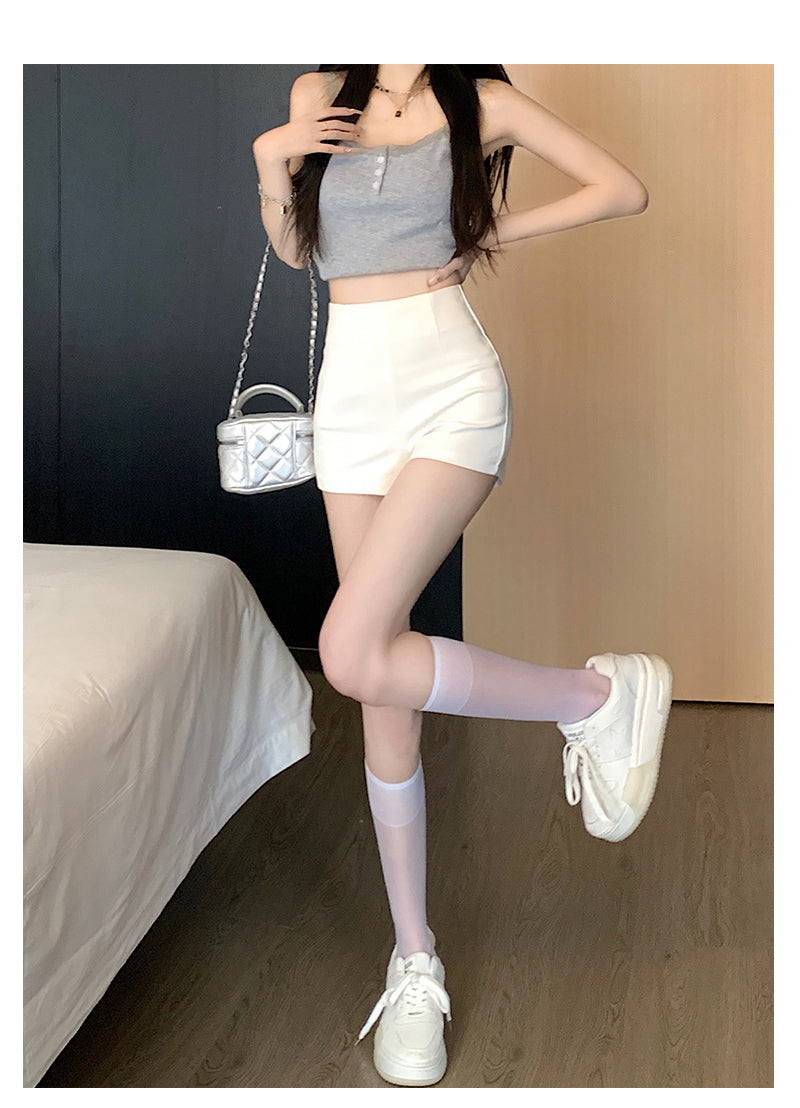 性感高腰設計西裝短褲