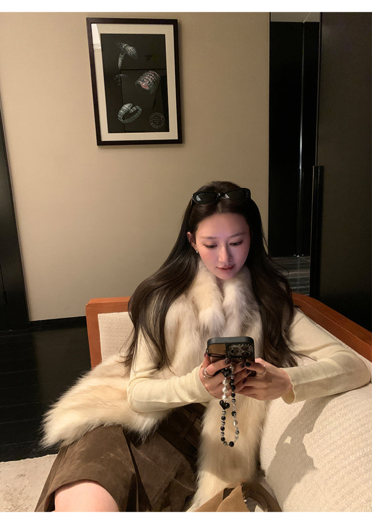 質感毛毛背心