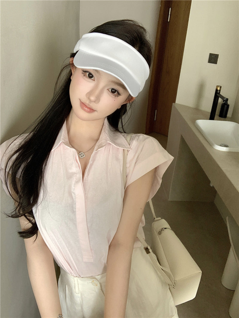 慵懶風氣質棉麻上衣