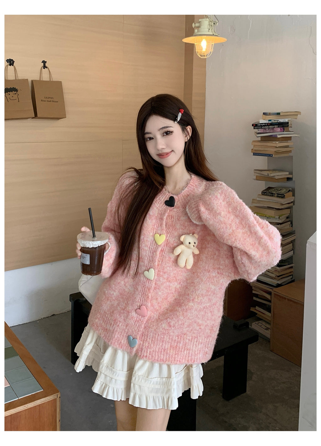 韓系可愛小熊針織毛衣