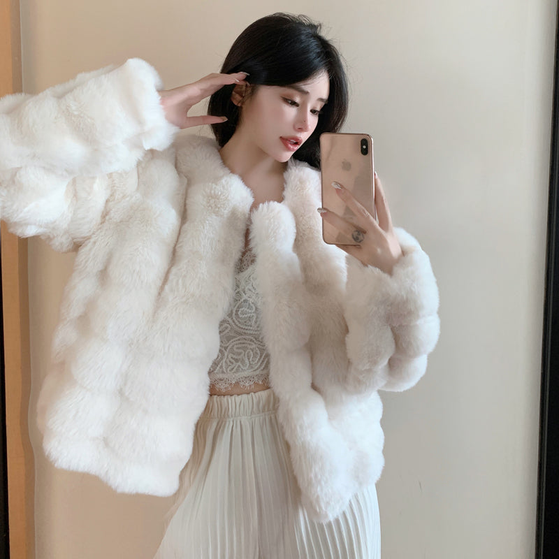 加厚高級感毛毛外套