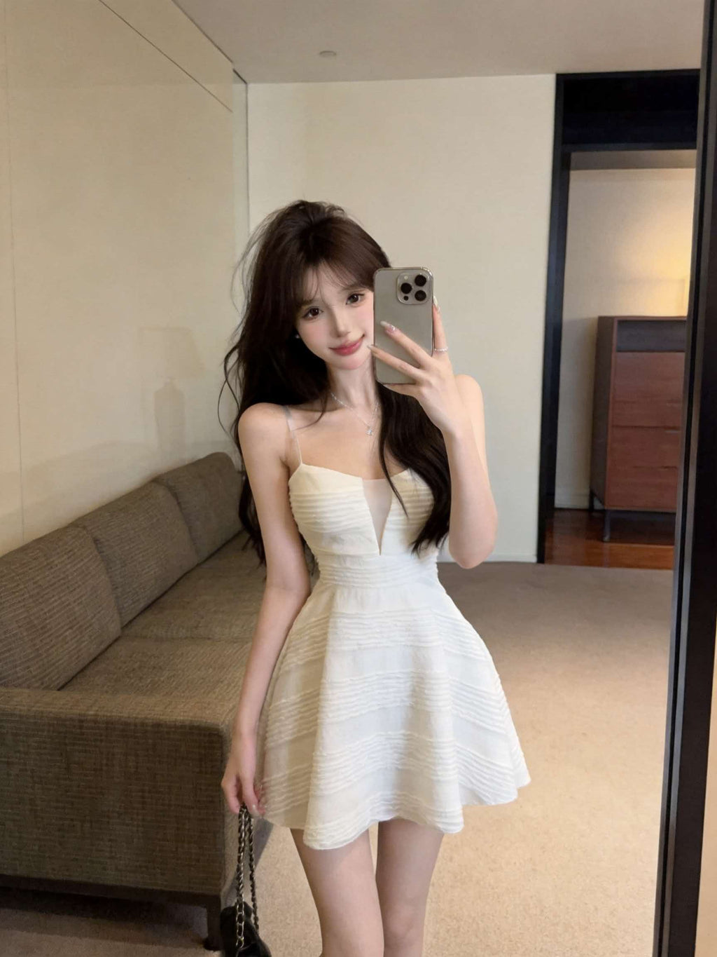 純欲性感辣妹設計感小個子裙