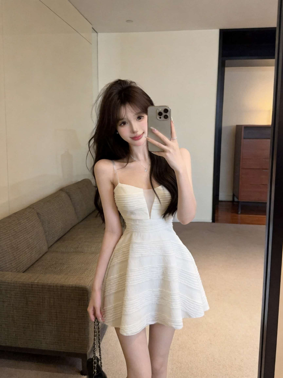 純欲性感辣妹設計感小個子裙