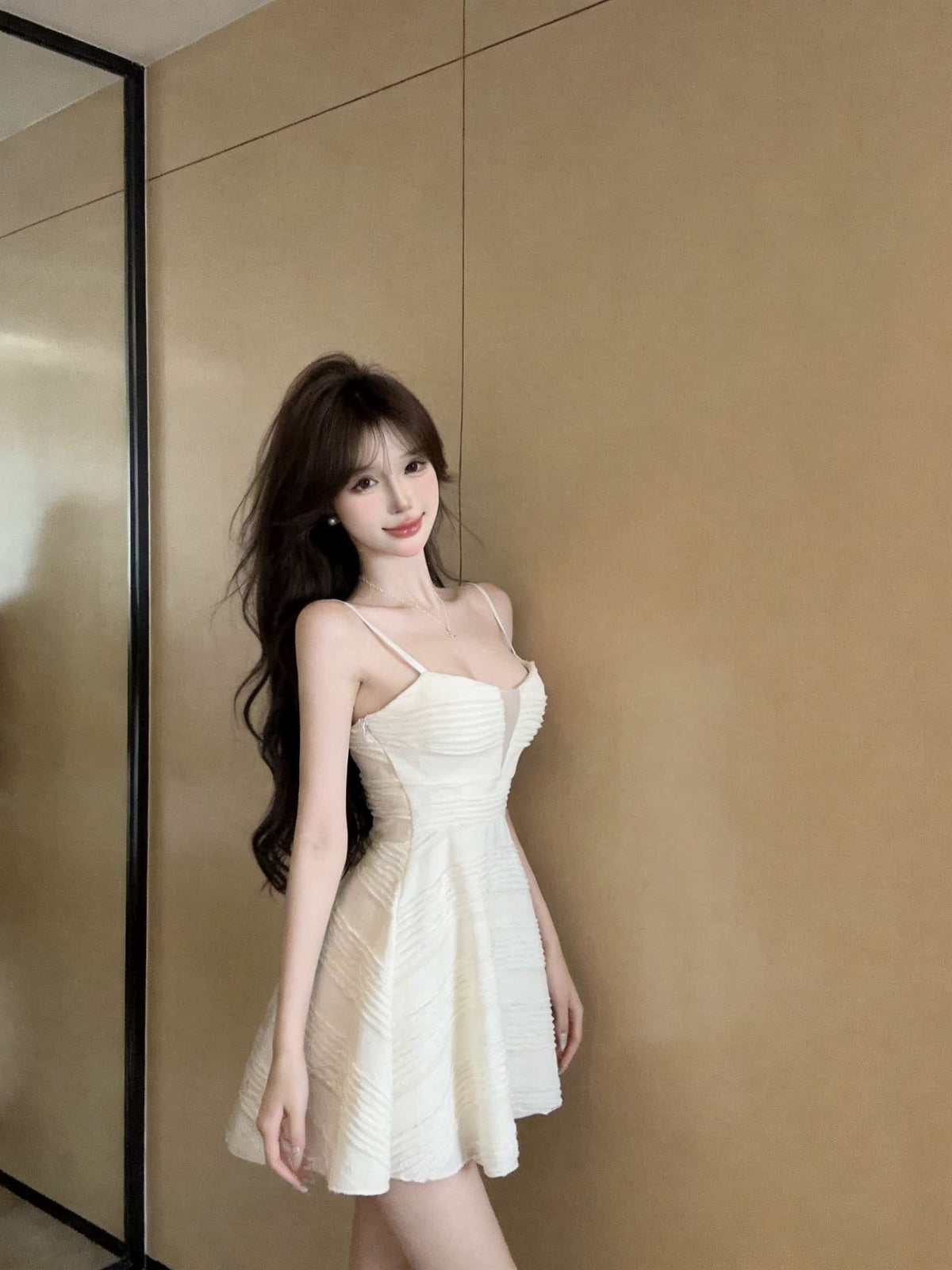 純欲性感辣妹設計感小個子裙