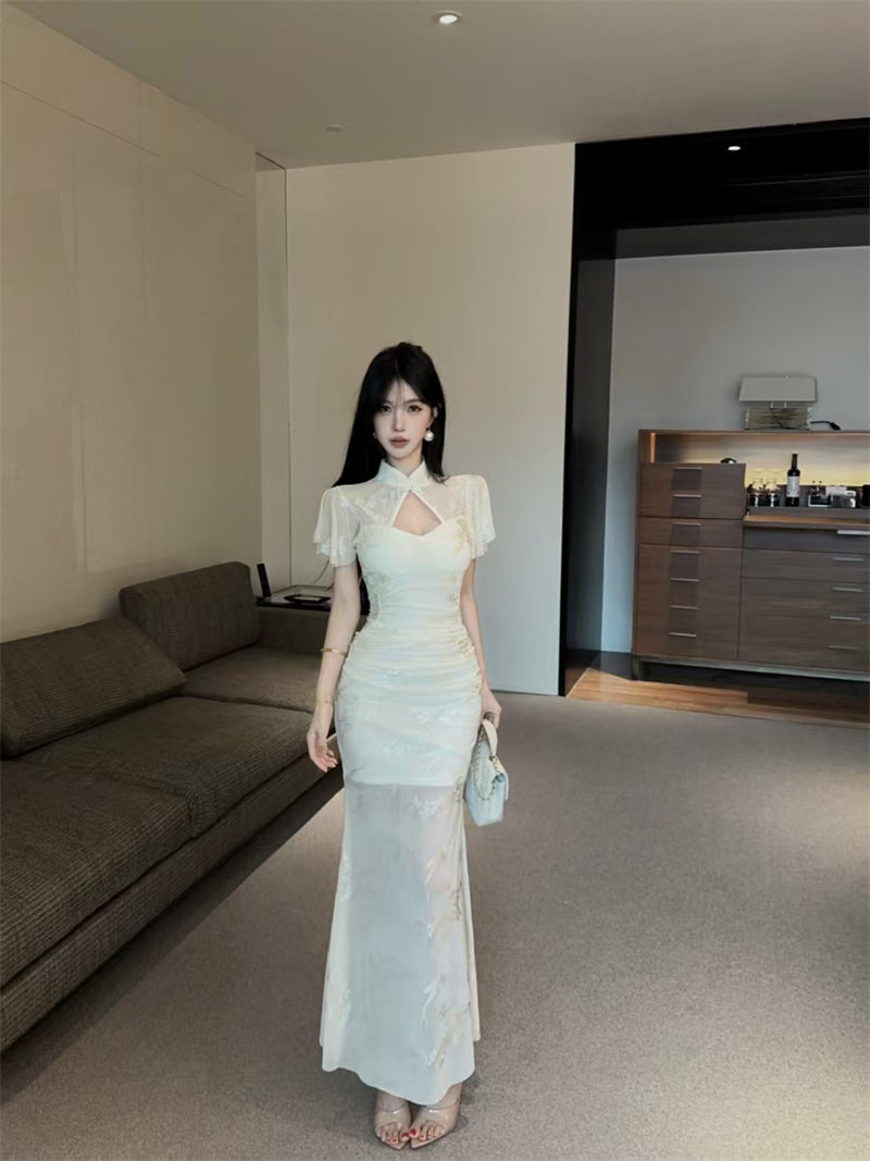 性感純欲風魚尾長裙