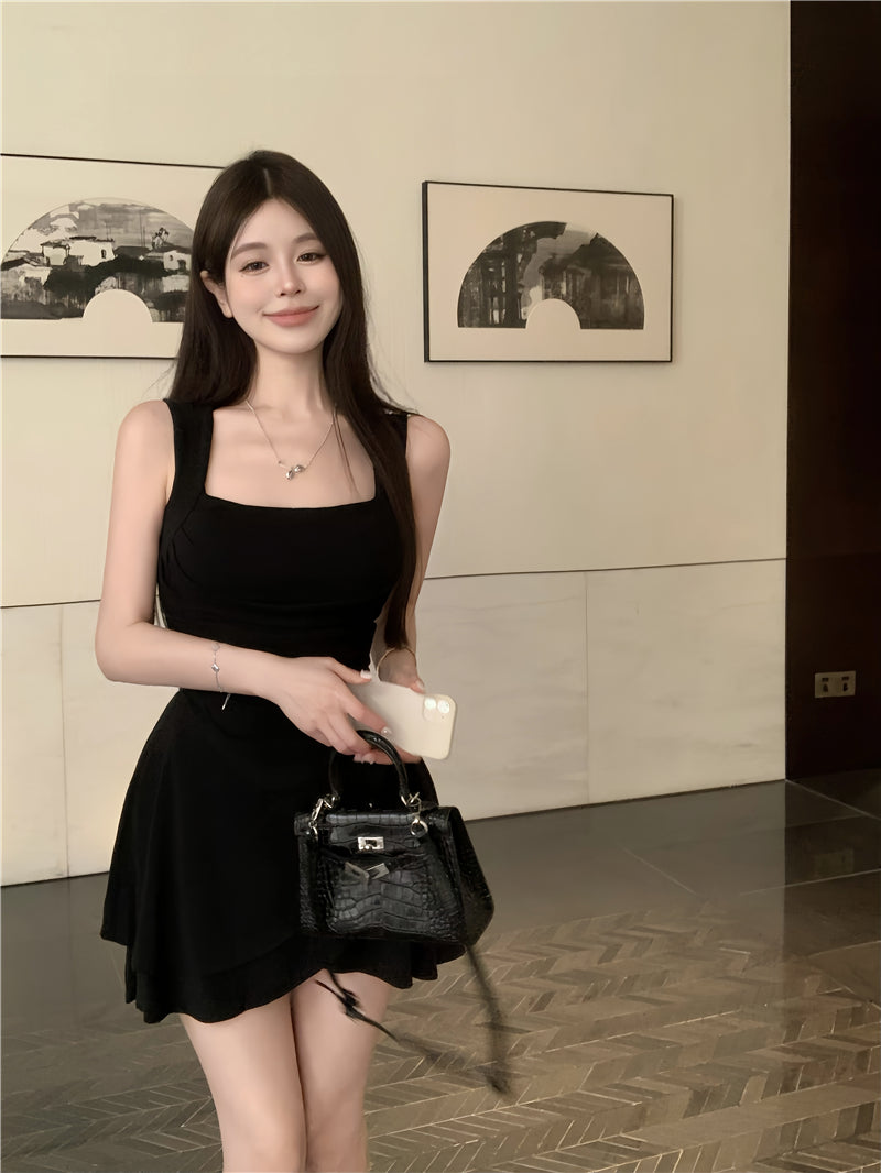 日常氣質簡約修身s型不規則套裝