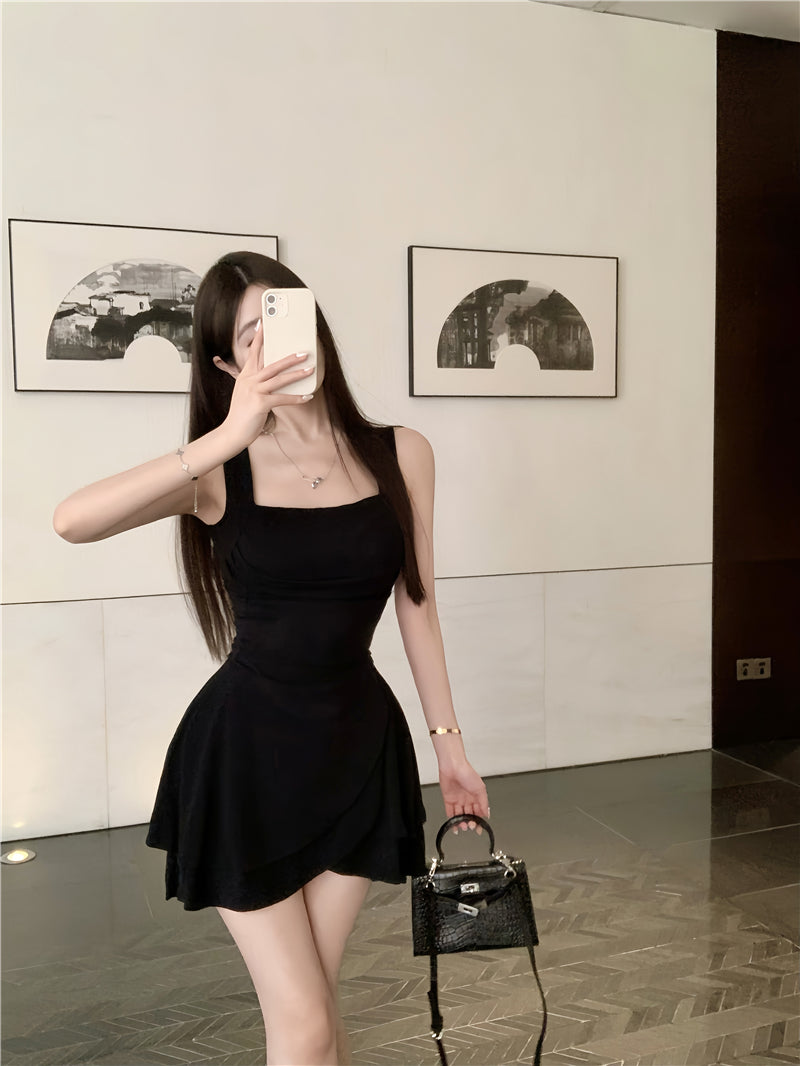 日常氣質簡約修身s型不規則套裝