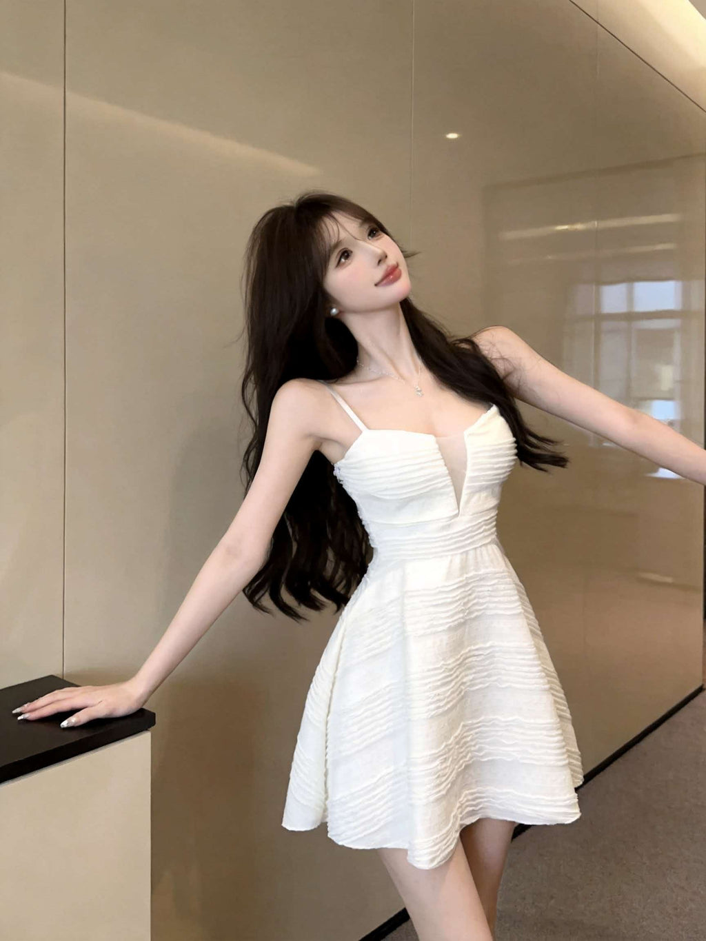 純欲性感辣妹設計感小個子裙