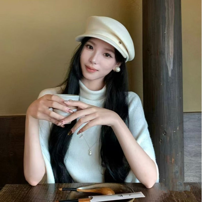 復古風氣質毛衣針織衫