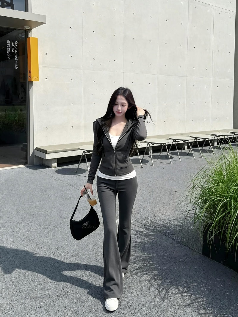 高級質感連帽衛衣休閒褲套裝