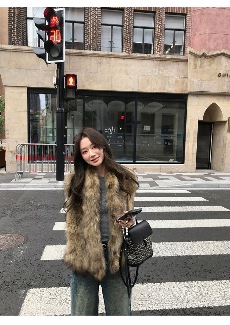 質感毛毛背心
