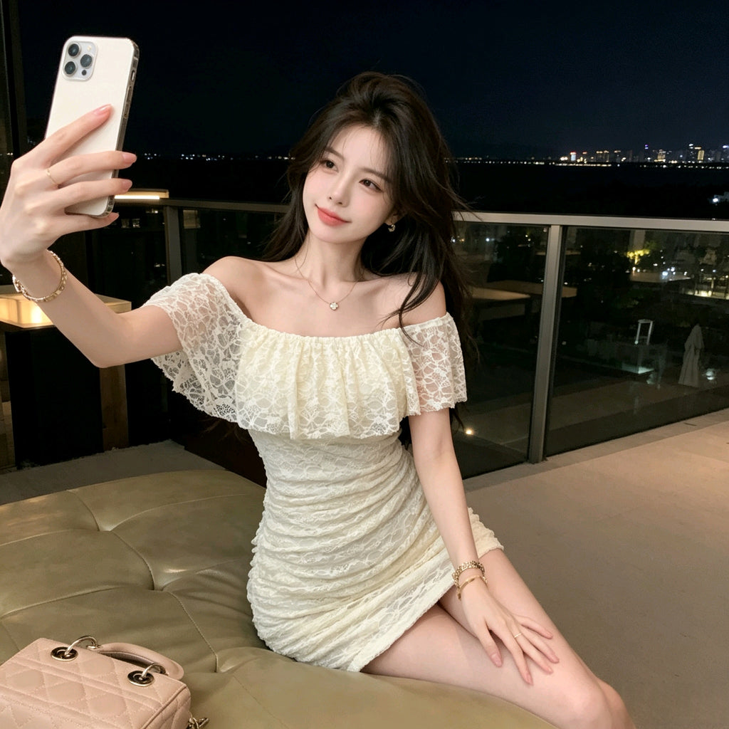 韓系小個子百搭溫柔風短裙