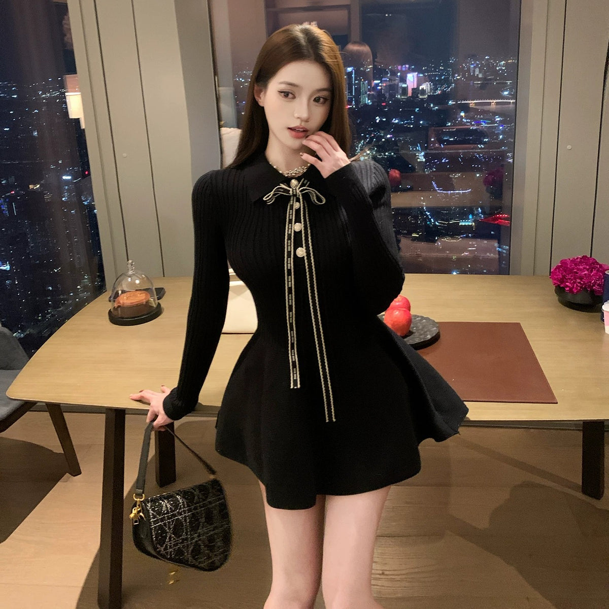 張員瑛同款少女收腰蓬蓬裙