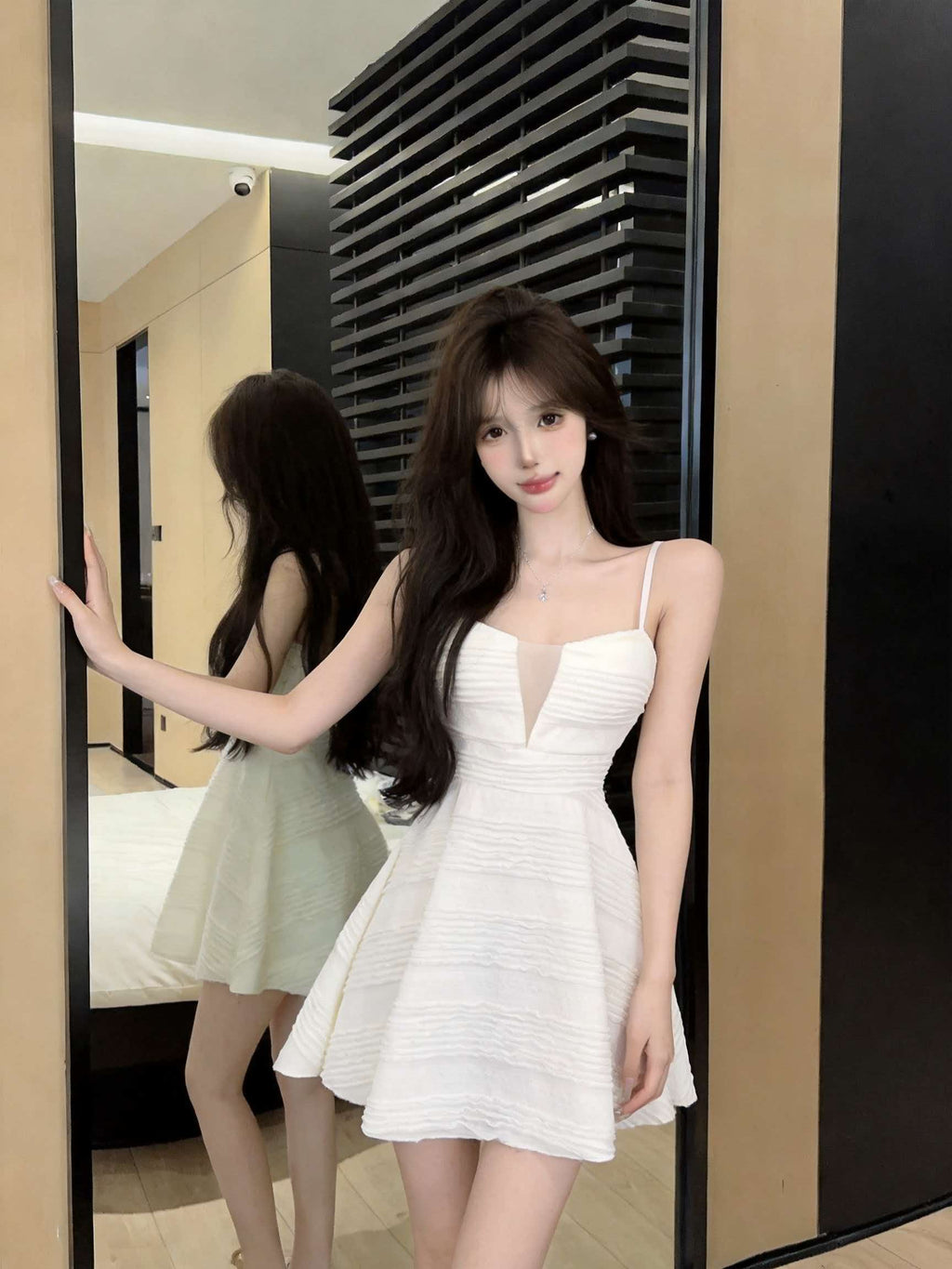純欲性感辣妹設計感小個子裙