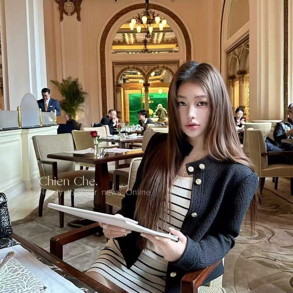 名媛法式小香風外套