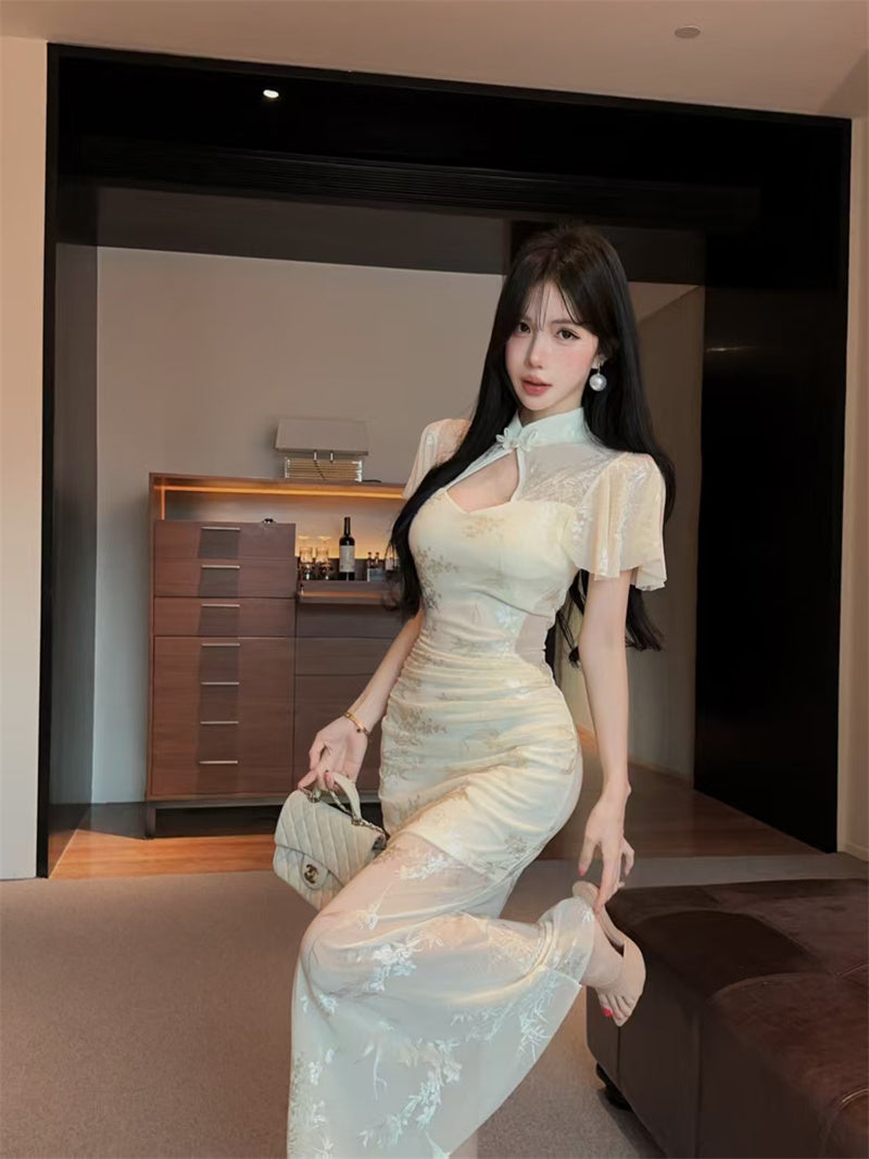 性感純欲風魚尾長裙