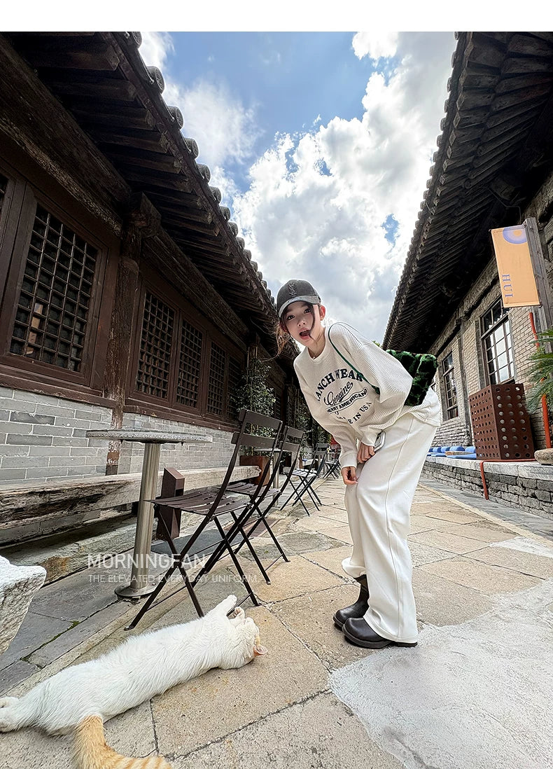 約會休閒慵懶風針織上衣