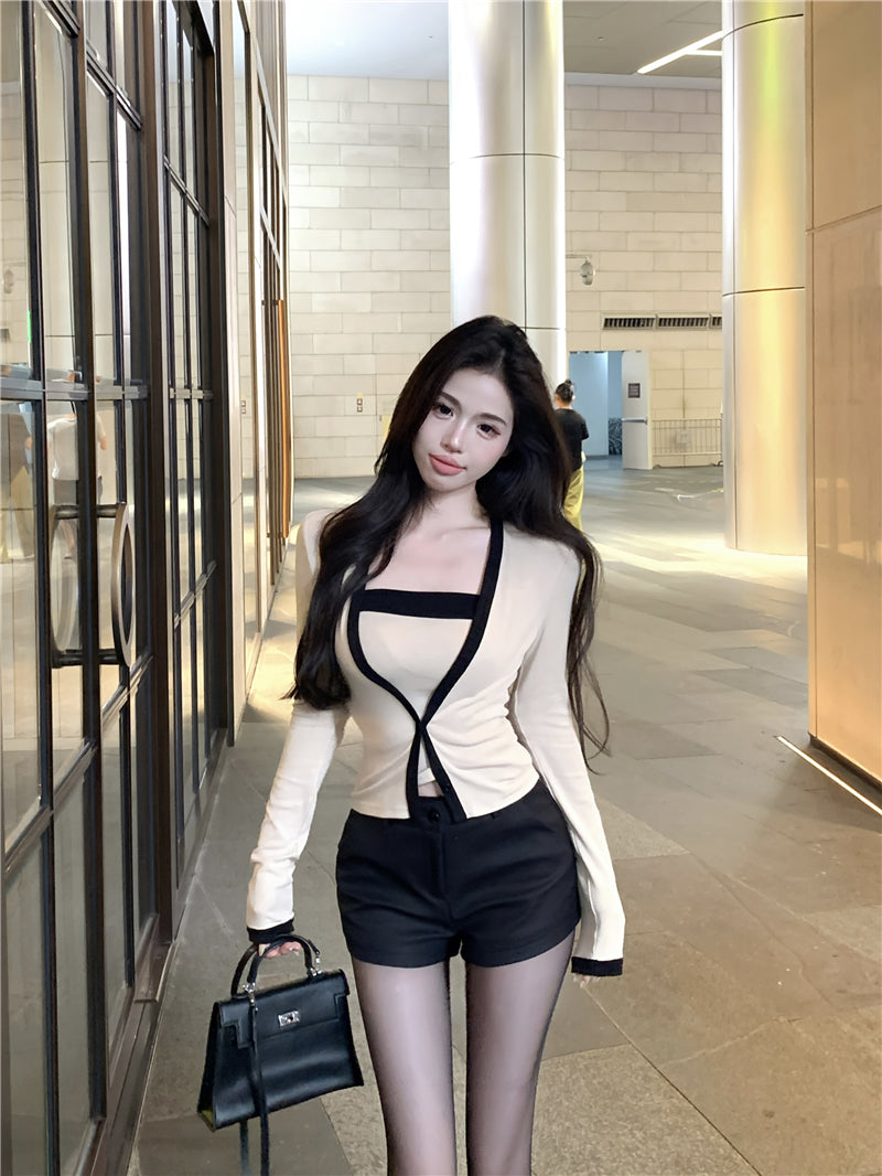 抹胸修身氣質純欲性感兩件套