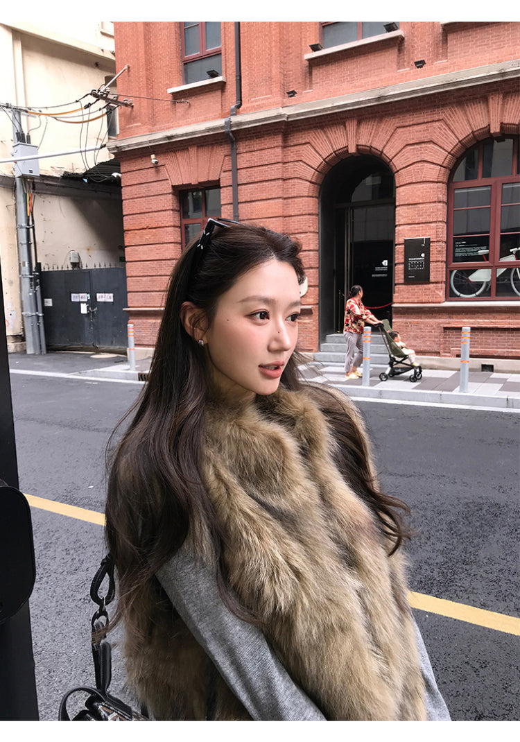 質感毛毛背心
