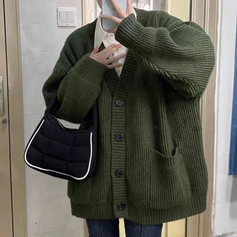 慵懶風針織外套