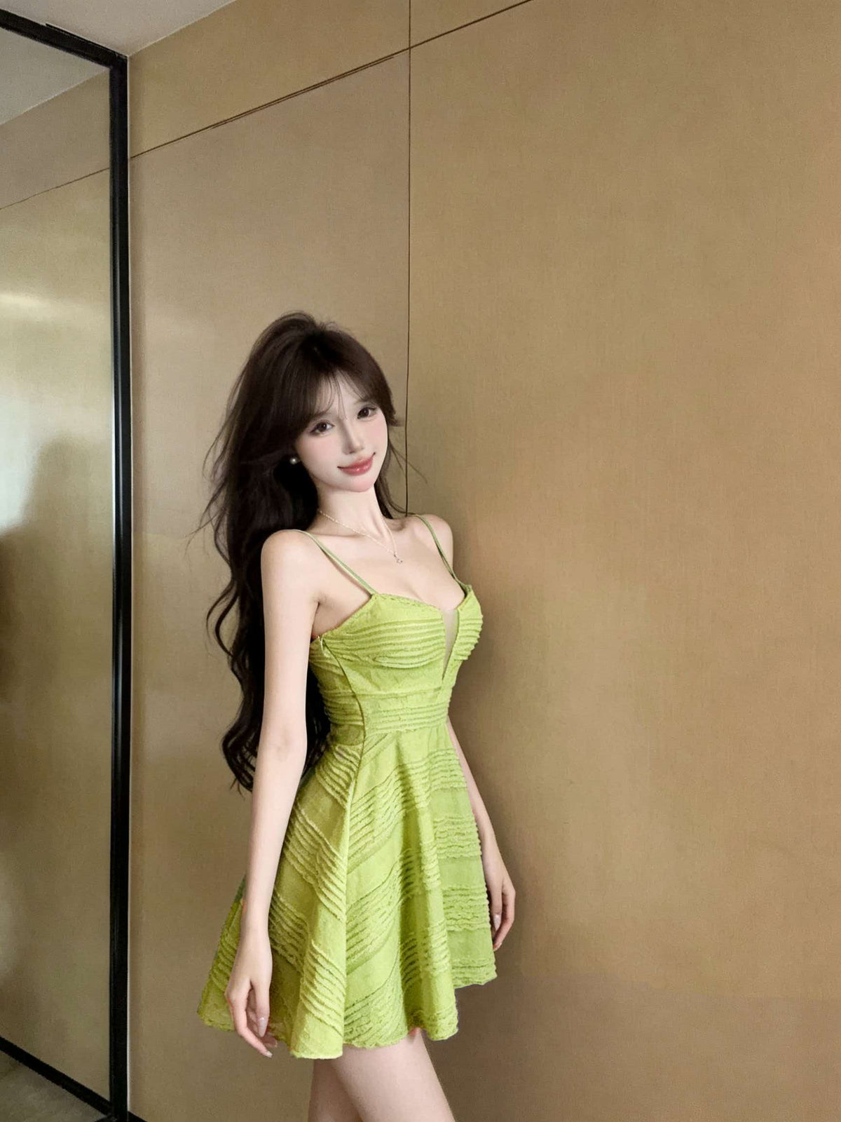 純欲性感辣妹設計感小個子裙